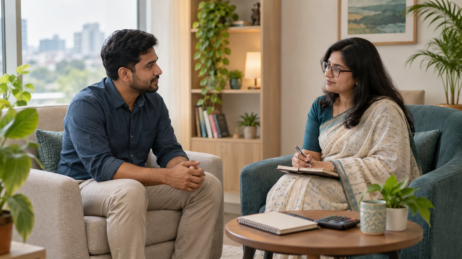 A counseling session illustrating therapy cost and counseling fees in Bangladesh